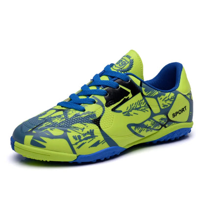 Chaussures de Football pour enfants, chaussures de Football pour garçons, Futsal, baskets d'intérieur rapides, crampons originaux, bottes de Football