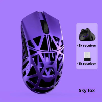 WLMOUSE Beast X Pro lätt trådlös e-sportgamingmus i magnesiumlegering 750IPS 8K PAW3950HS 30000DPI utan bakgrundsbelysning