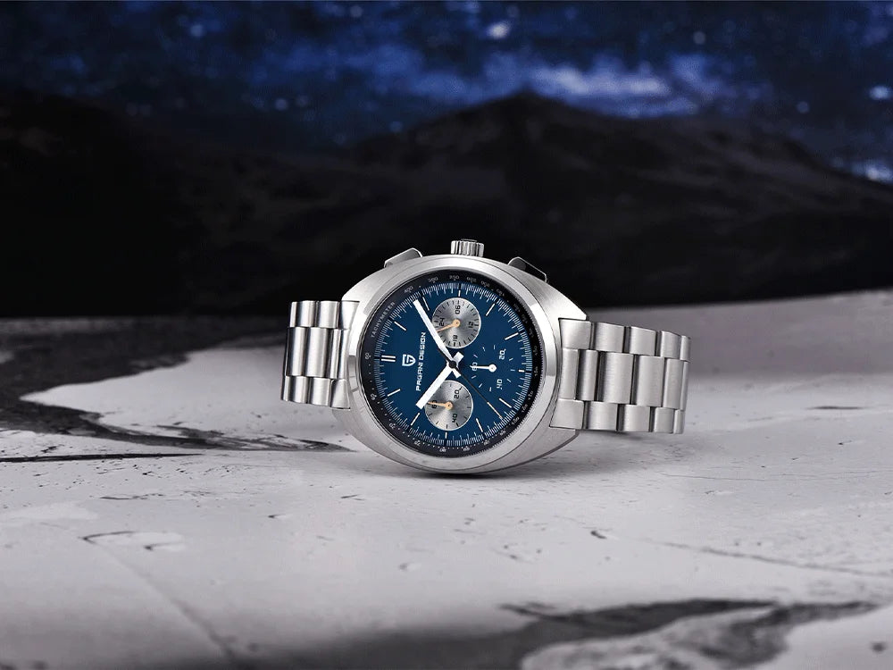 Pagani Design 2026 Fashion Men's Quartz Watch Top Brand Luxury Sapphire VK63 Men's Chronograph All-Steel Diving Relógios Masculino