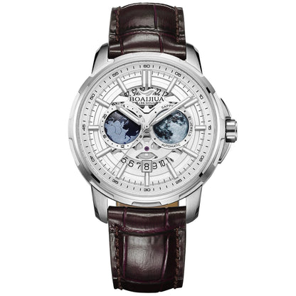 Reloj mecánico automático para hombre BORIAGE (BOAIJIUA), diseño original, resistente al agua, luminoso