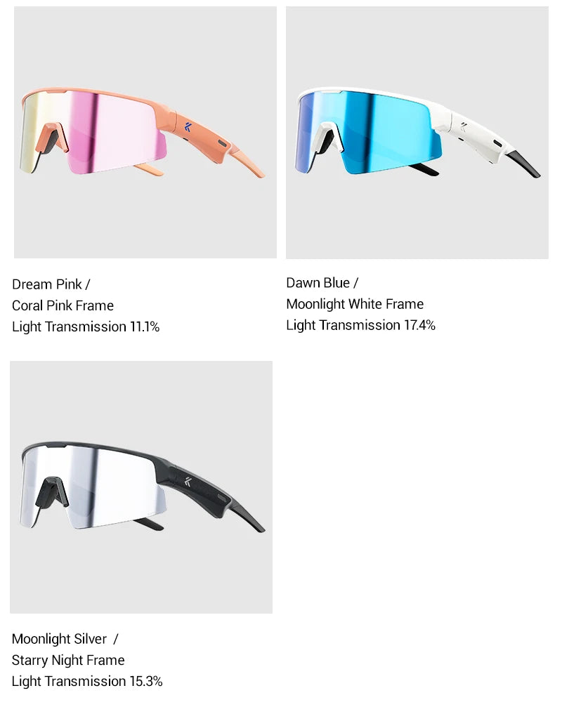 Kapvoe Bluetooth Sunglasses Smart Cycling Glasses Wireless UV400 Protection Goggles Telephone MP3 Sports Cycling Glasses Men