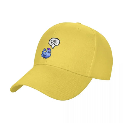 2026 Grumpy Blue Chicken Stardew Valley Baseball Cap Funny hats fishing caps man Luxury man cap Hats For Women Men's