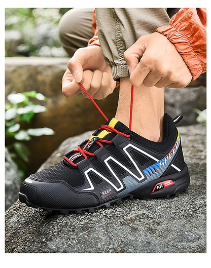 Sapatilhas de Caminhada de Alta Qualidade para Homem, Ténis Outdoor, Sapatos de Escalada, Sapatilhas de Trekking para Mulher, Sapatilhas Táticas Antiderrapantes