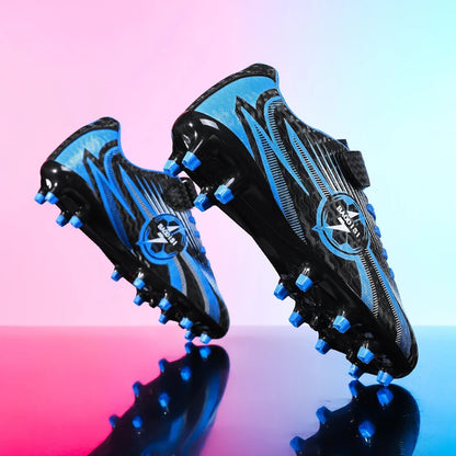 Nouvelles chaussures de football pour enfants, chaussures de sport pour terrain, chaussures de football pour garçons, chaussures de futsal, chaussures de sport d'intérieur à crampons, chaussures de football originales à c