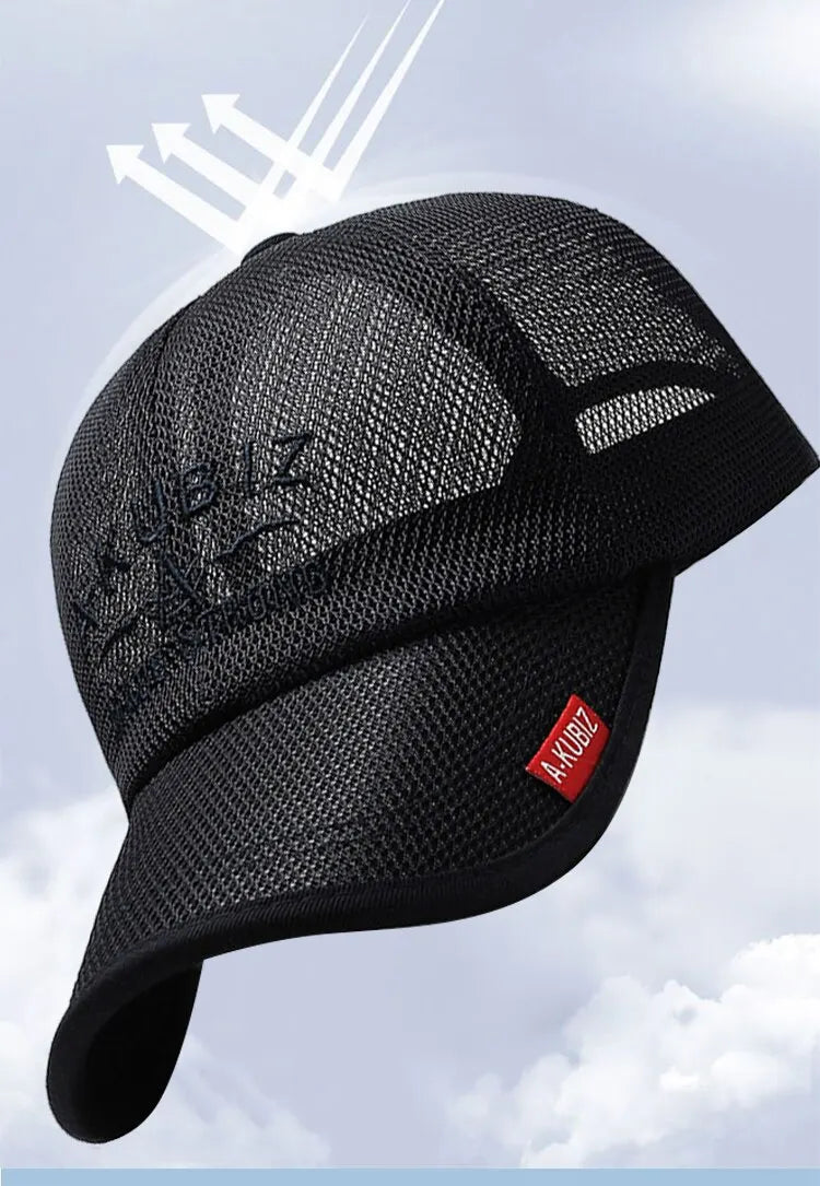 Summer Hats For Men And Women Mesh Baseball Caps Fashion Embroidered Visor Hat Outdoor Embroidered Letter Sun Protection Hat
