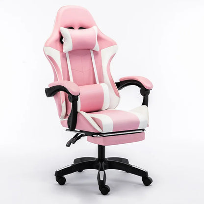 Ergonomic Gaming Office Chair Racing Style Computer Chair with Adjustable Height, Comfortable E-Sports Desk Chair for Home Office, PC Gaming & Work
