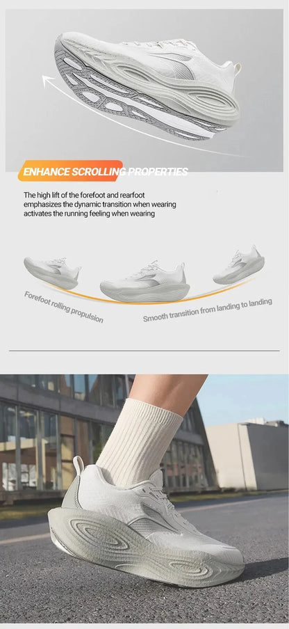 361 Degrees PopBlaze 5 Men Running Shoes New Cushioning Thick-Soled Breathable Non-Slip Outdoor Jogging Male Sneakers 672532212