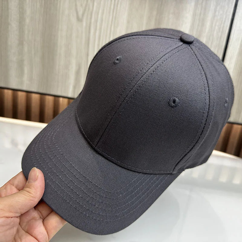 Big Head Plus Size Baseball Cap 100% Cotton Fits Men Women Adjustable Dad Hat Oversize 58-60cm 61-65cm