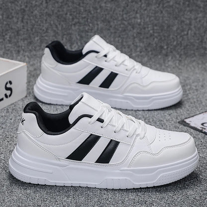 Plus Big Size 50 51 52 Men's Leather Sneakers Casual Sports Shoes Flat Skateboard Shoes Hot Sale for Dropshipping