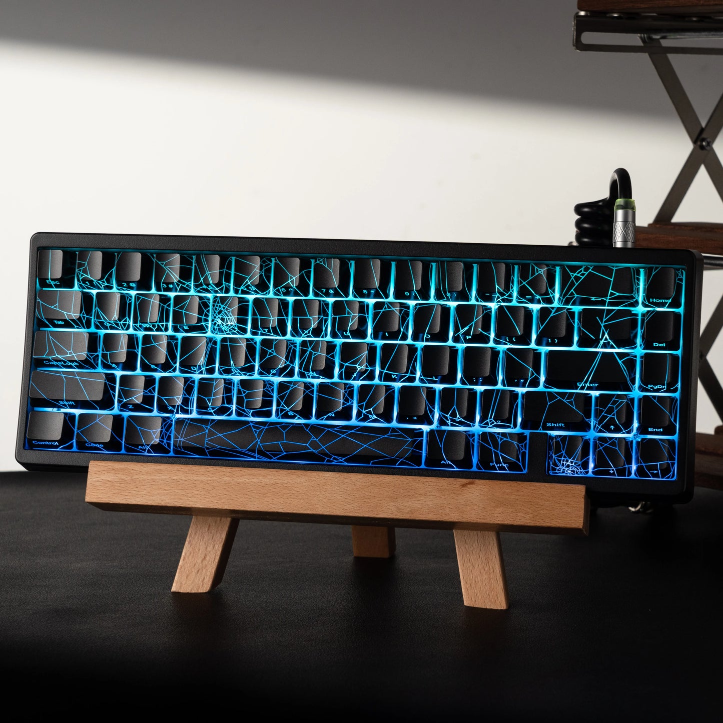Teclado mecânico XVX M67 JadeStone com teclas IMD-Tech, hot-swappable, gasket, tri-mode, RGB personalizado, sem fios, 65%