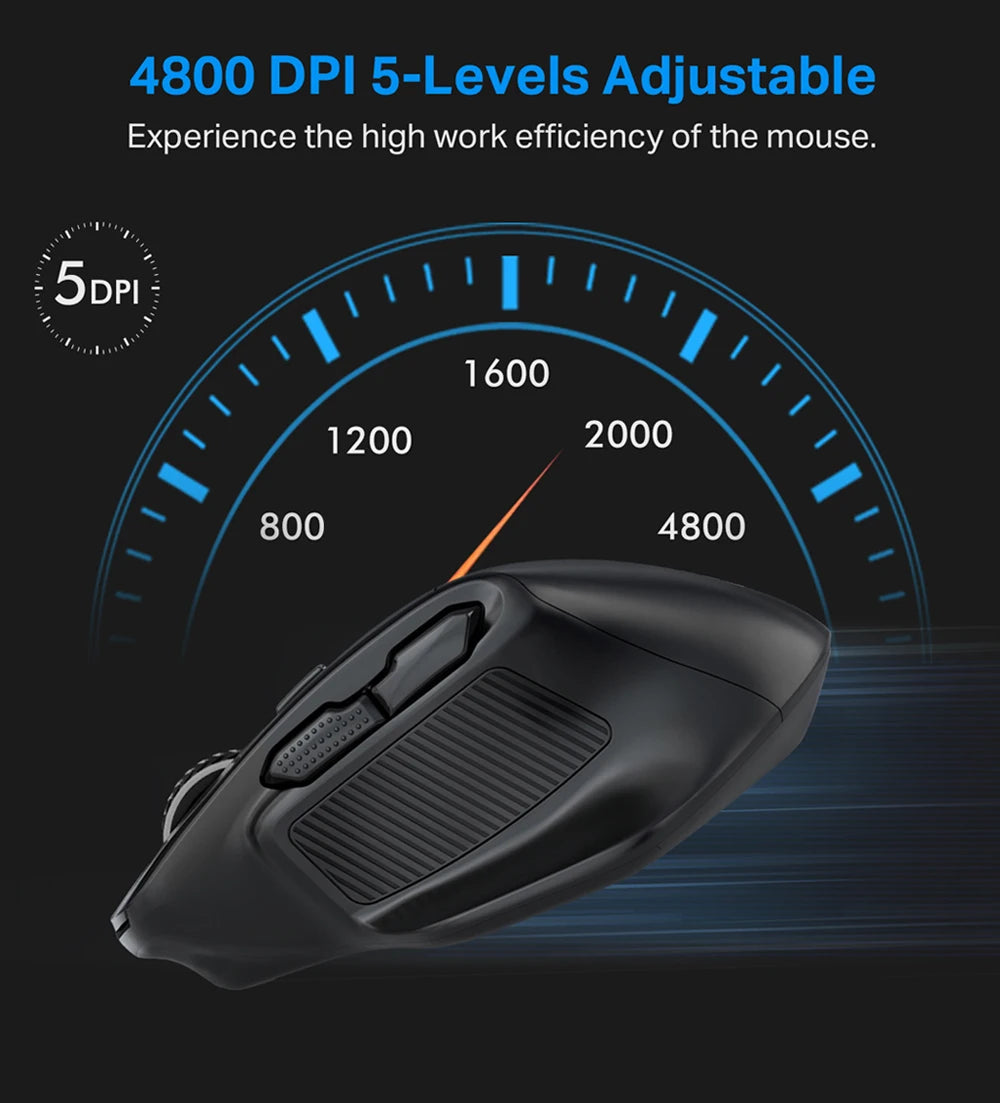 Rato Gaming Sem Fios E-YOOSO X-31 USB 2.4G de Grande Dimensão para Mãos Grandes, PAW3212, 4800 DPI, 5 Botões, para Gamer, Computador Portátil e PC