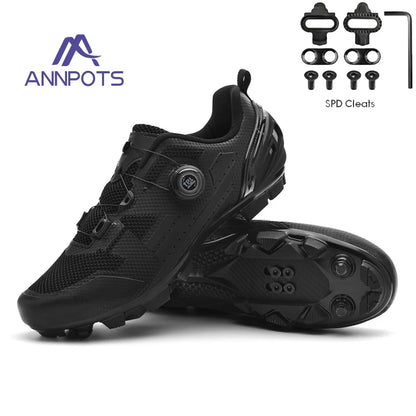 Professional Men's MTB Cycling Shoes White Racing Self-Locking 2024 Speed Road SPD Bicycle Sneakers New Women's Flats Cleats Shoes
