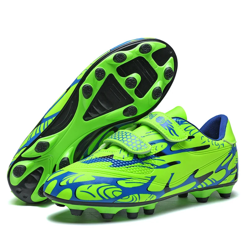Kinder-Fußballschuhe für die Schule, professionelle Fußballstollen für Rasen, Trainings-Sportschuhe für Jungen, Outdoor- und Futsal-Fußballschuhe 28-38