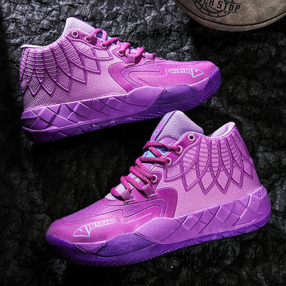 Youth Basketball Shoes for Actual Combat, Outdoor Comfortable Cushioning, Wear-Resistant, Fashionable, Breathable, High Quality