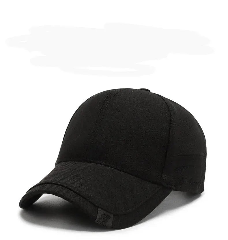 Hat Men's Tide Sunshade Cap Korean Men's Sun Hat Black Ins Tide Simple Casual And Versatile Baseball Cap