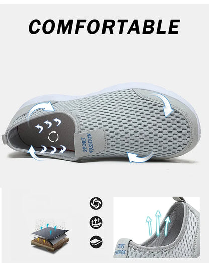 2025 New Shoes Men Loafers Light Walking Breathable Summer Comfortable Casual Shoes Men Sneakers Zapatillas Hombre Plus