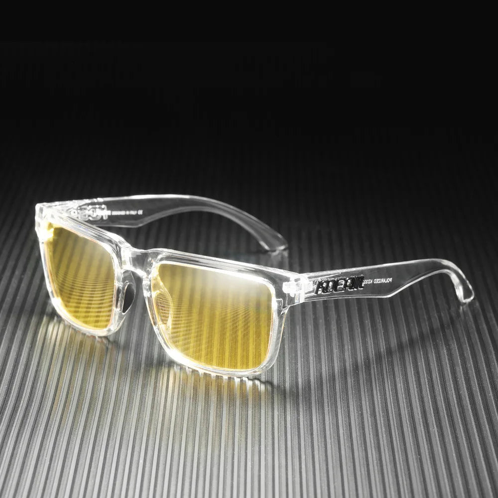 New Colors KDEAM-PLUS Large Size Square Unisex Sunglasses Polarized Photochromic Oversized Sun Glasses Fashion Anti Glare Mirror
