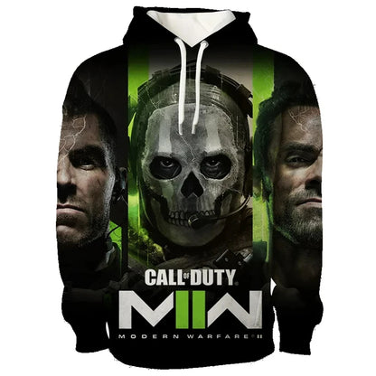 Pop Game Call Of Duty Warzone 3D Printed Hoodie Men's And Women's Hooded Pullover Trendy Streetwear Youth Sweatshirt Clothing