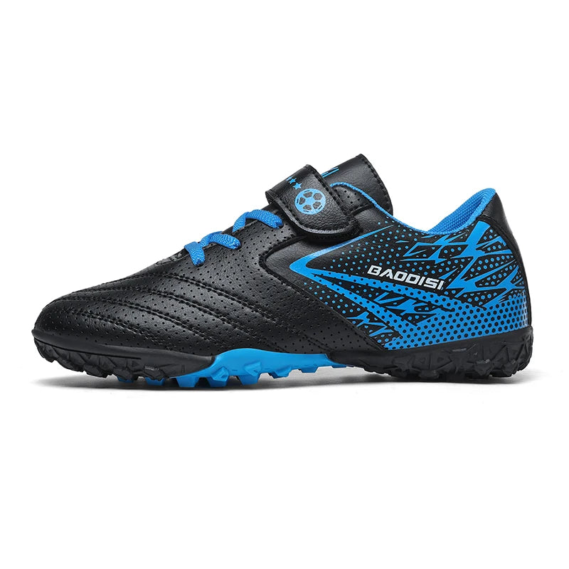 Nouveaux enfants bottes de Football sport société terrain garçon chaussures de Football Futsal rapide intérieur Sneaker Original cheville crampons botte de Football
