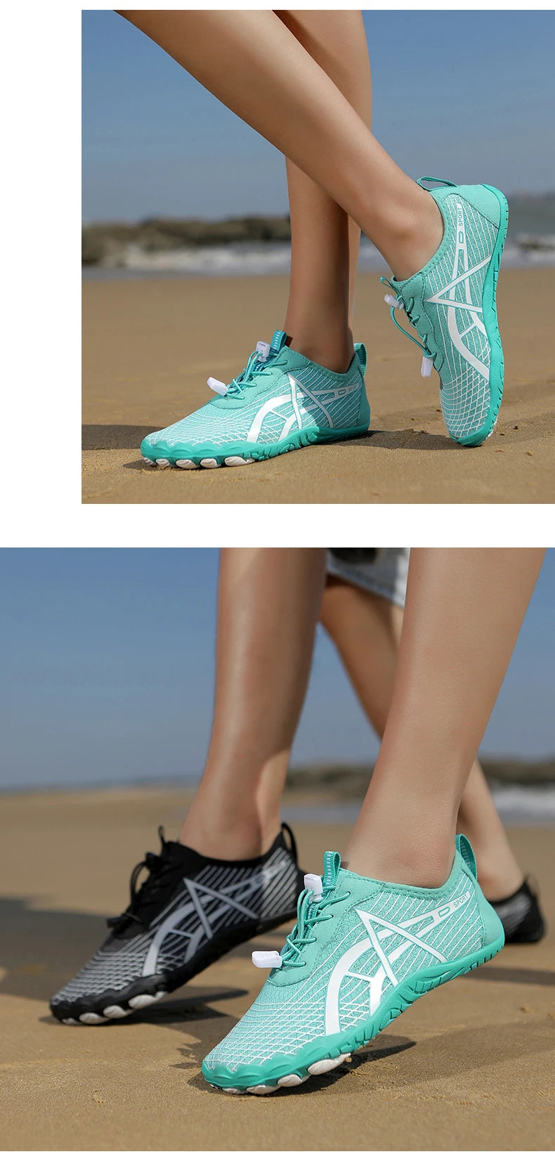 „Aqua Shoes“ vyriški vandens batai, basų kojų paplūdimio batai, unisex greitai džiūstantys lauko batai su vata, sporto salės treniruočių avalynė, sportiniai bateliai, dydžiai 35–46