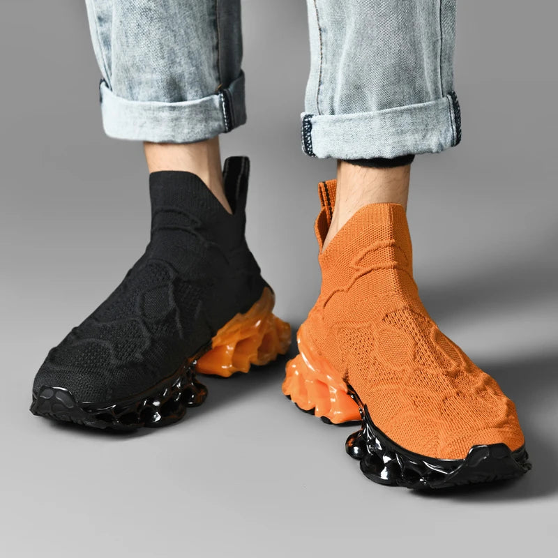 Chaussure Homme Chaussures de course respirantes pour hommes, baskets décontractées pour hommes, chaussures de tennis pour hommes, entraîneur de course, mocassins à la mode, luxe