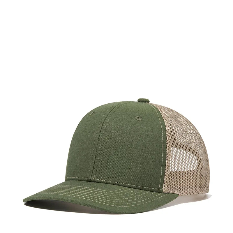 High Quality Mesh Baseball Cap Women Men Summer Cotton Breathable Sunhat Unisex Adjustable Snapback Trucker Hats Male Female
