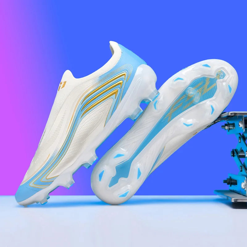 Nouvelles chaussures de football pour hommes TF/FG, chaussures de football professionnelles de haute qualité, chaussures de futsal unisexes pour femmes, vente chaude, crampons ultralégers, baskets.