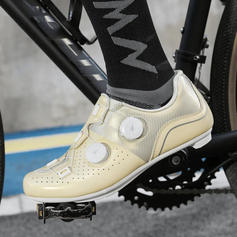 2025 new arrival professional cycling shoes, racing road bike SPD cleat shoes, ultralight self-locking MTB bicycle sneakers unisex