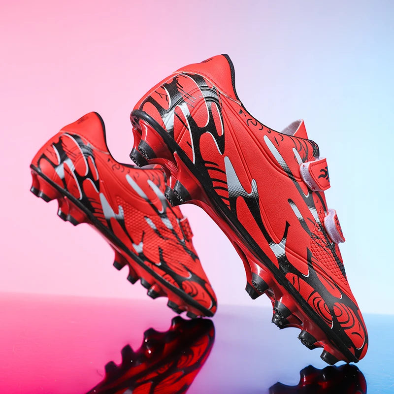 Nouveaux hommes enfants bottes de Football ultralégers garçons chaussures de Football professionnelles crampons antidérapant Match herbe chaussures d'entraînement livraison directe