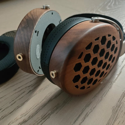 Kit de coque pour écouteurs DIY Walnut pour écouteurs. Accessoires pour écouteurs supra-auriculaires
