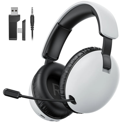 Acincai BL500 Wireless Gaming Headset with Mic for PS5, PS4, PC, Bluetooth Gaming Headphones and microphone