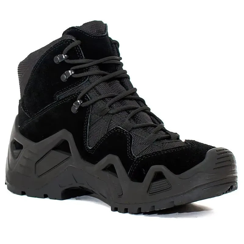 Topfight-Bottes de moto à lacets pour hommes, bottes de chasse, chaussures de randonnée, bottes de désert, haute qualité, grande taille