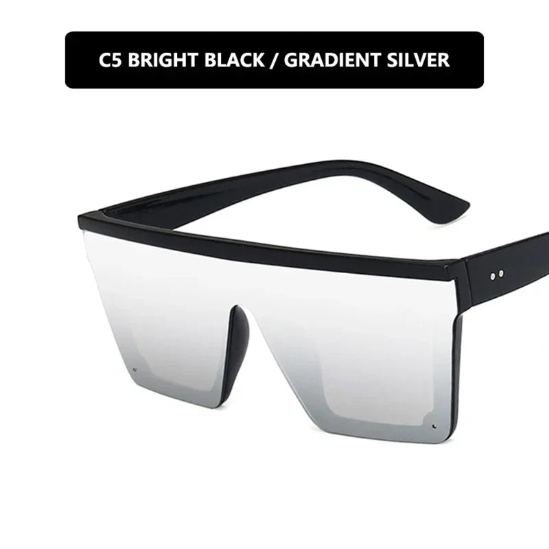 KLASSNUM Retro Black Square Sunglasses Men Outdoor Night Vision Fashion Sun Glasses Classic Male Shades Driving Gafas De Sol