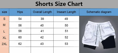Fashion Dragon Anime GOKU Peripheral Printed Double Layer Shorts Latest Spring and Summer Sports Men's Loose Breathable Pants