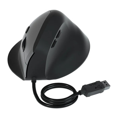 Wired Right Hand Vertical RGB Mouse Ergonomic Gaming Mouse 1600DPI USB Optical Wrist Healthy Mouse for PC Computer