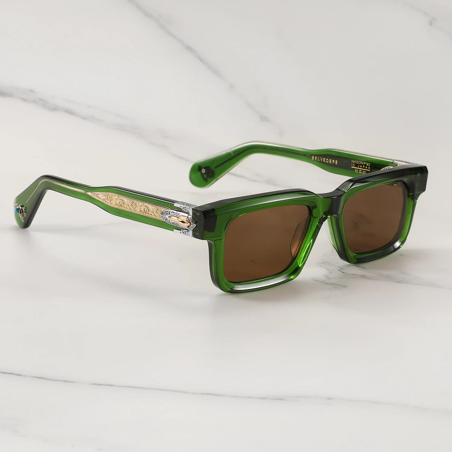 JMM BELVEDERE Design Luxury Brand Men Sunglasses Women Thick Acetate Style Trendy Oval UV400 Outdoor Trendy Fashion Eyewear