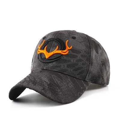 2026 New Creative Fashion HipHop Hat Antlers Digital Printing Street Skateboarding Hat Daily Leisure Decoration Hat Baseball Hat