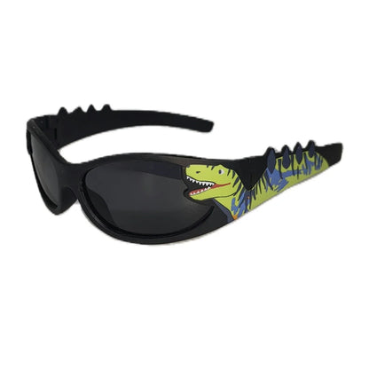 KLASSNUM summer new fashion cute Dinosaur children sunglasses 2026 girls boys birthday party decoration glasse uv400 oculos