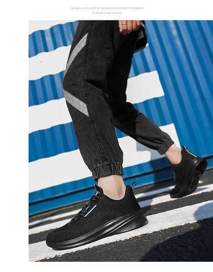 Leather Men's Sneakers Trendy Casual Italian Breathable Leisure Male Sneakers Non-Slip Footwear Men Vulcanized Shoes