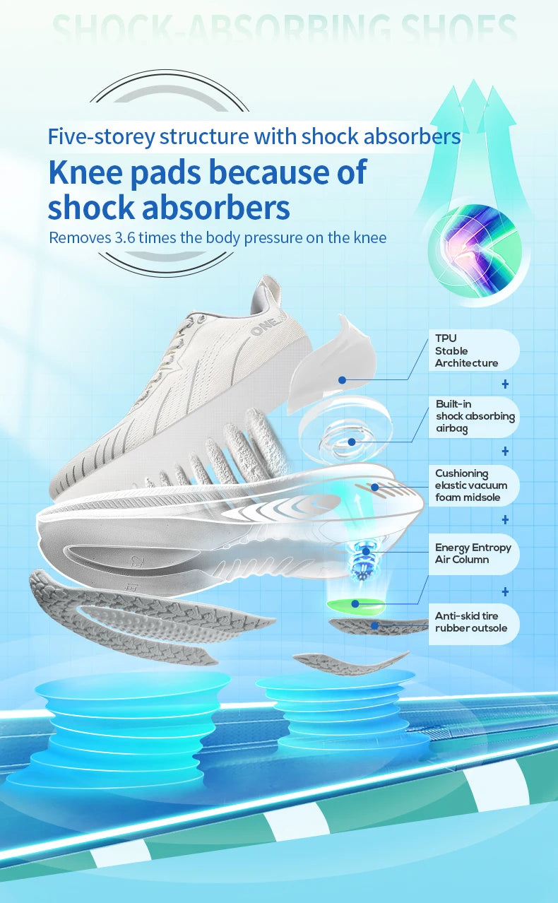 ONEMIX New Top Cushioning Running Shoes for Men Athletic Training Sport Shoes Outdoor Non-Slip Wear-Resistant Sneakers for Men