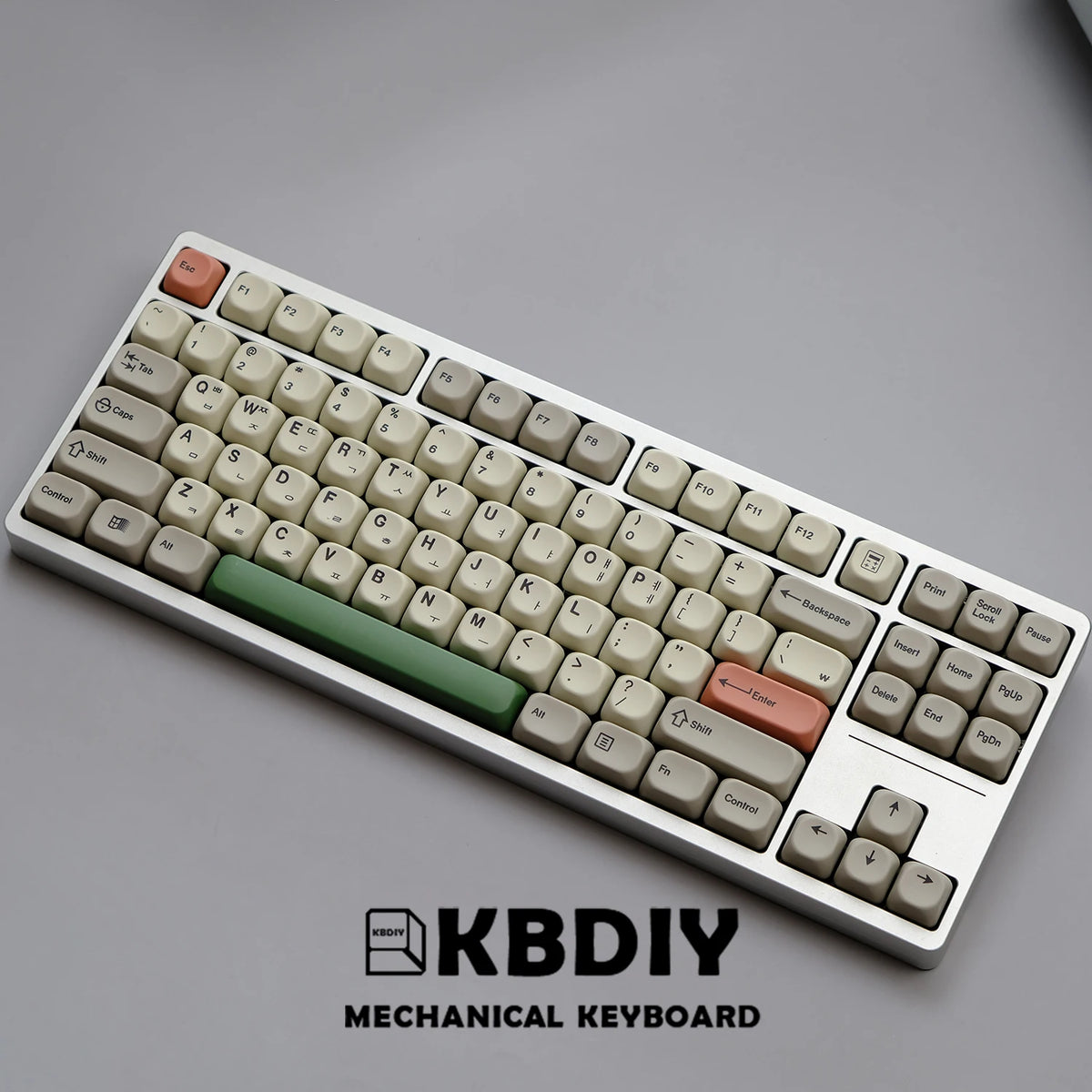 KBDiy KOA Profile Keycap GMK Style Retro 9009 Theme PBT Keycaps For Mechanical Keyboard Gaming KIT Korean 139 Keys ISO Key Cap