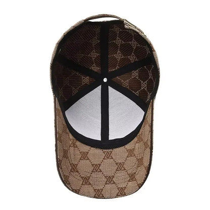 Four Seasons New Sunscreen Three-Line Sewn Baseball Cap Men's And Women's Casual Cap Net Red Distressed 1841 Hat