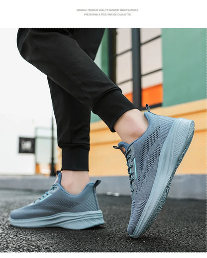 Leather Men's Sneakers Trendy Casual Italian Breathable Leisure Male Sneakers Non-Slip Footwear Men Vulcanized Shoes