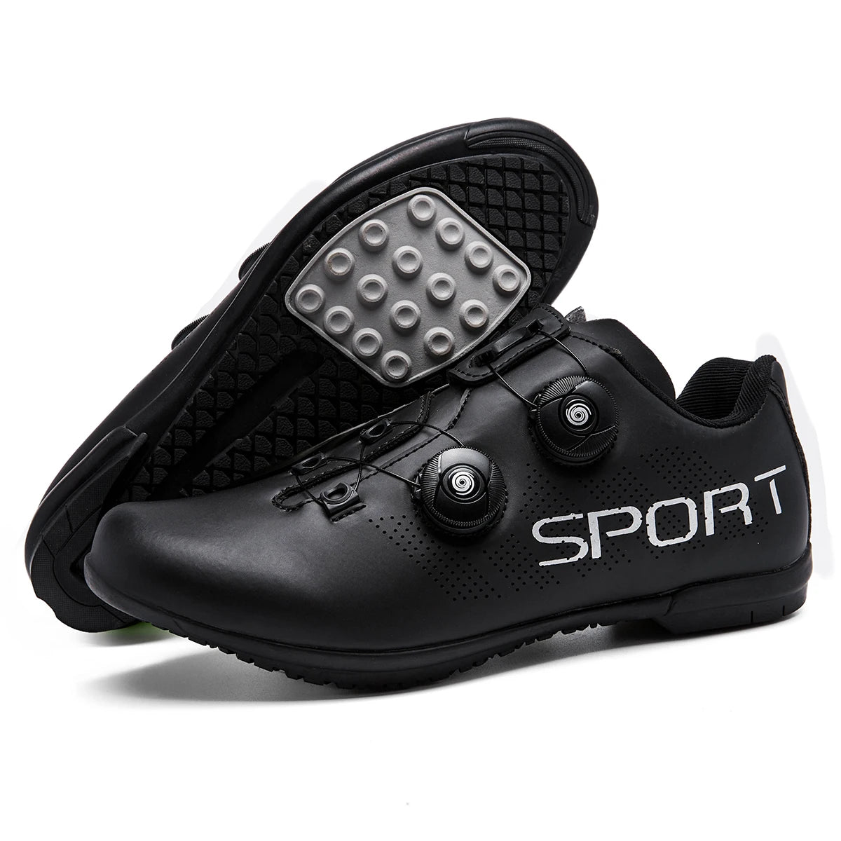 New outdoor rubber-soled cycling shoes breathable and comfortable professional sports rubber cycling shoes