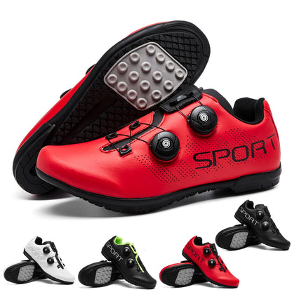 New outdoor rubber-soled cycling shoes breathable and comfortable professional sports rubber cycling shoes