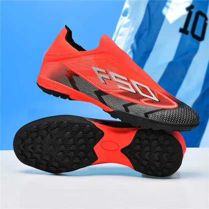 Nouvelles chaussures de football pour hommes, chaussures de sport respirantes, chaussures de futsal antidérapantes, chaussures de football ultralégères, haute tige, haute qualité, pour match en extérieur