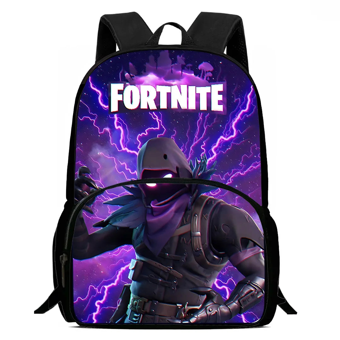 Beliebte FortniteS Gaming-Rucksäcke für Kinder, Jungen und Mädchen – Geburtstagsgeschenk für Schüler, Schulrucksack mit großem Fassungsvermögen, robuster Camping-Rucksack