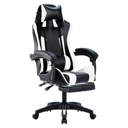 Sedie gaming racing girevoli da fabbrica per gamer con poggiapiedi