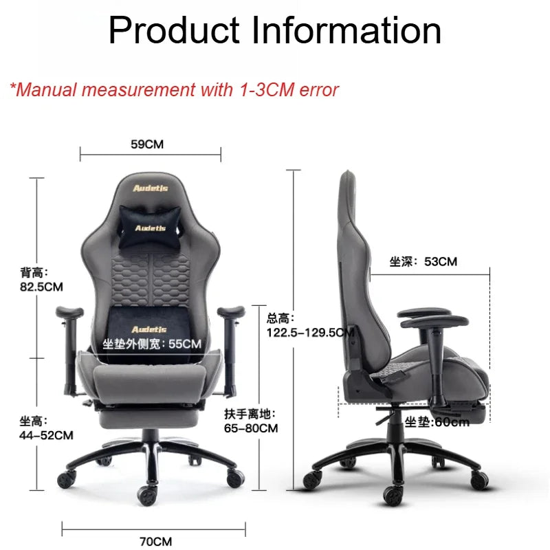 Office Ergonomic Gaming Chairs Desk Gamer Computer Comfortable Chairs Vanity Chair Technology Fabric Gaming Chairs Home Bedroom