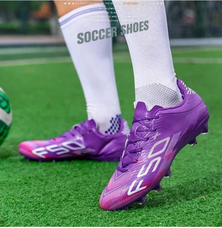 Nouvelles chaussures de football pour hommes, chaussures d'entraînement, chaussures de sport pour terrain gazonné, chaussures de football pour activités de plein air, baskets antidérapantes, chaussures professionnelles po